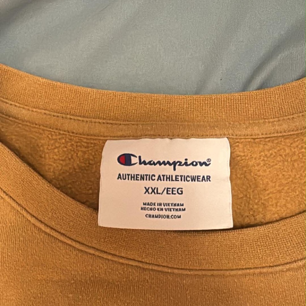 Champion Mustard Sweatshirt XXL